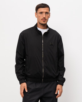 Dolce&Gabbana Black jacket with logo engraving G9AOFTGK316