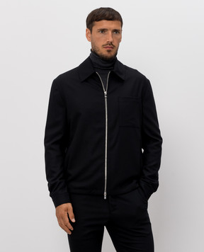 Marco Pescarolo Black wool and cashmere jacket VENTIDUE5429