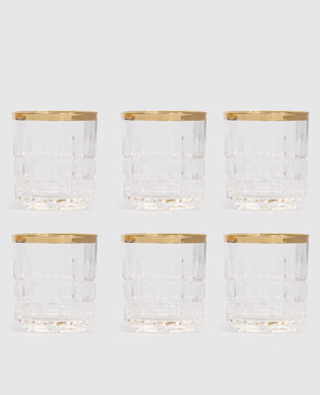 La Reine Set of transparent glasses RIGOLEMOT LIQRIGOLEMOT