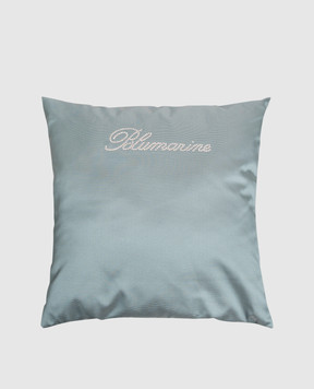 Blumarine Home Blue decorative pillow with crystals 60x60 H0000210017