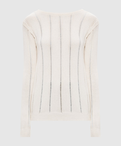 Nese ivory cashmere jumper