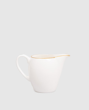 Geminiano Cozzi 1765 White porcelain milk jug Striche Verdi e Oro JQCGP3219036