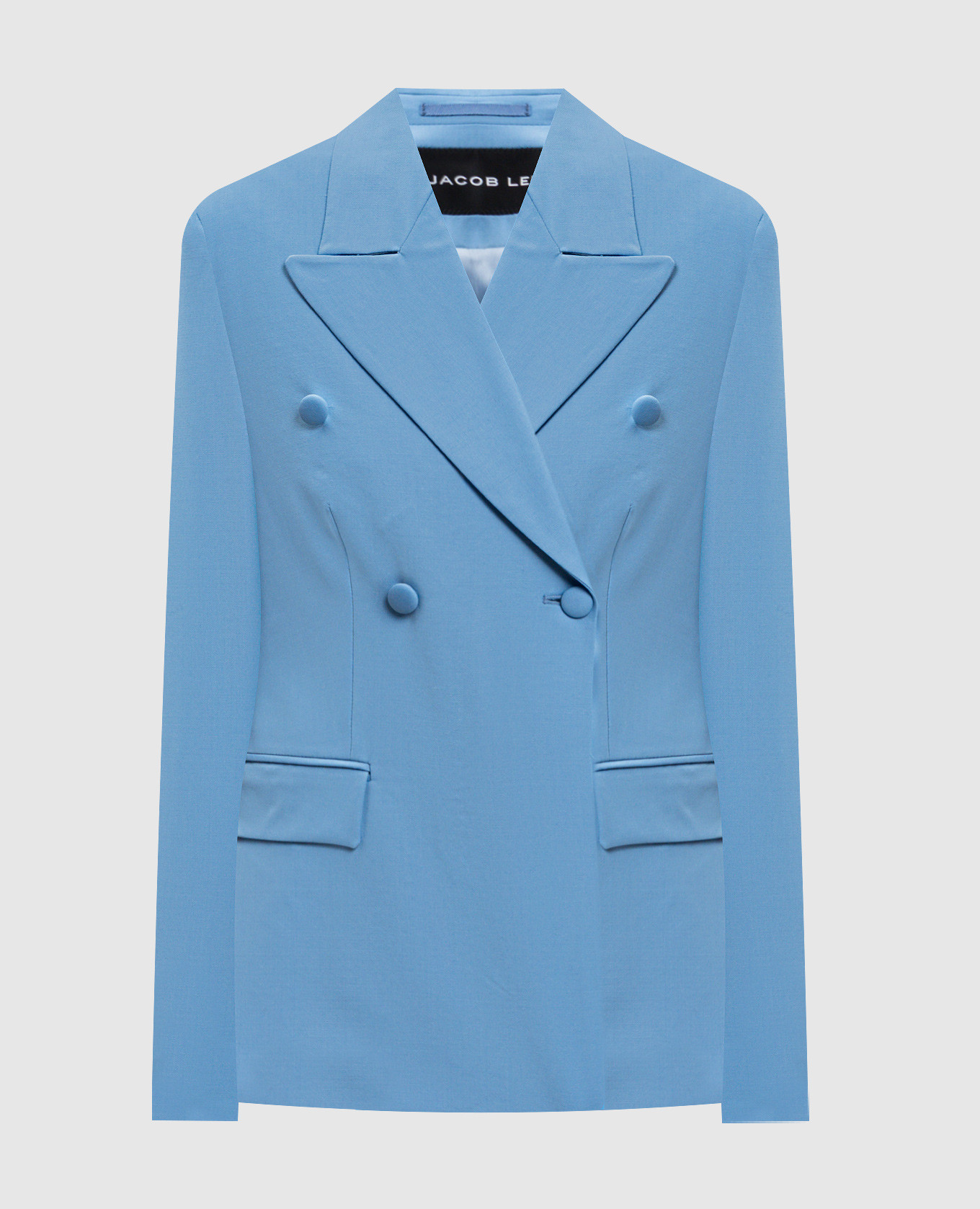 

Blue double-breasted wool jacket Jacob Lee