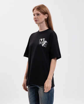 AMIRI Black T-shirt with crystals AM426JR030