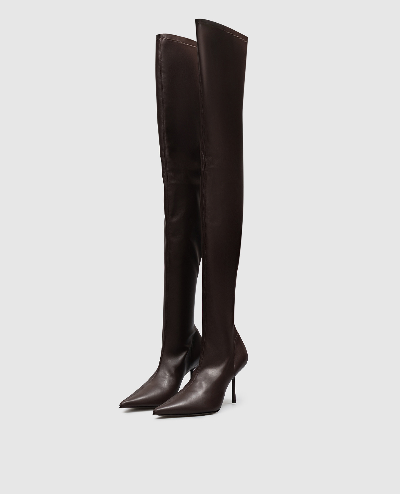 Brown over-the-knee boots Le Silla 2