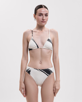 Loulou de Saison Erea printed swimsuit top EREATOP