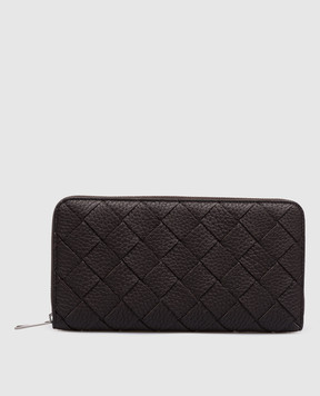 Bottega Veneta Brown Intrecciato leather wallet 814838V5I51