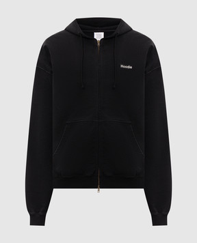 Vetements Black sports jacket with embroidery MH27ZU222Bm