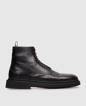 Pantanetti Black leather boots 20033M