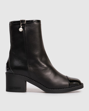 Jimmy Choo Adry black leather ankle boots ADRYAB60RMQ