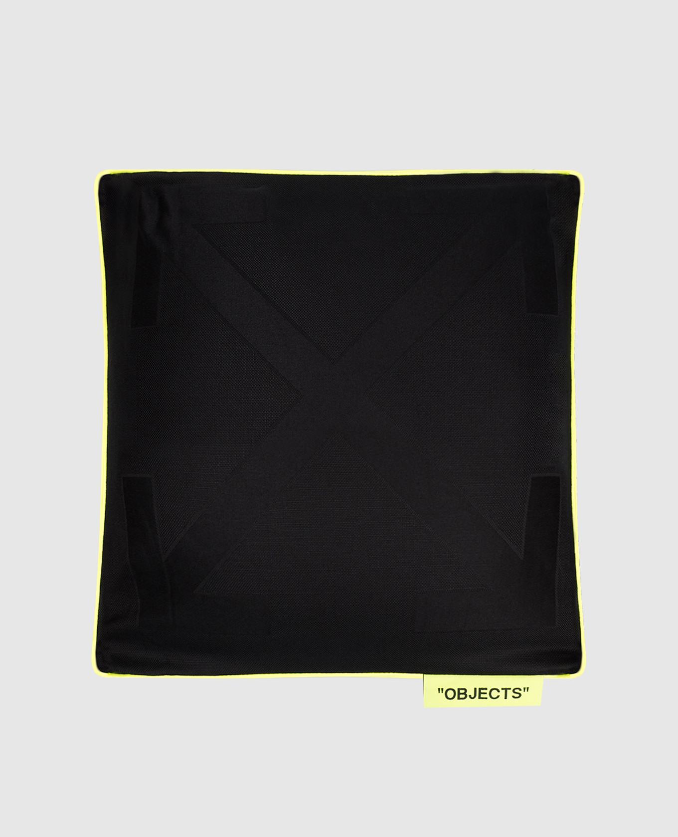 

Black pillow with Arrow emblem Off-White