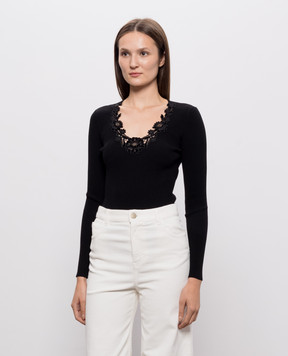 Twinset Black bodysuit 262TT3041