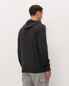 Brunello Cucinelli Grey cashmere sports jacket M2223246G