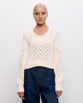 Twinset Beige sweater with wool 262TP3192