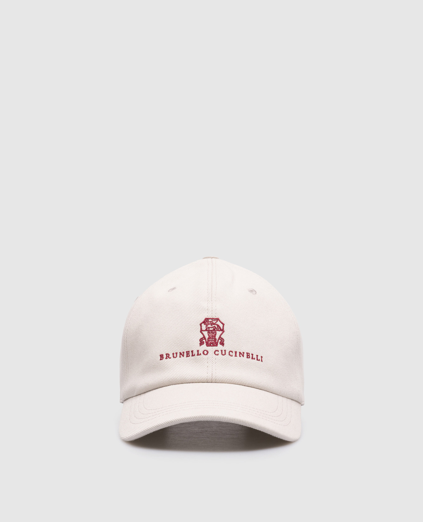 

Beige cap with logo Brunello Cucinelli