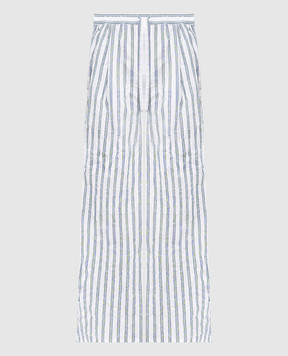 Dolce&Gabbana White striped pajama pants GP1N9TFRMD9