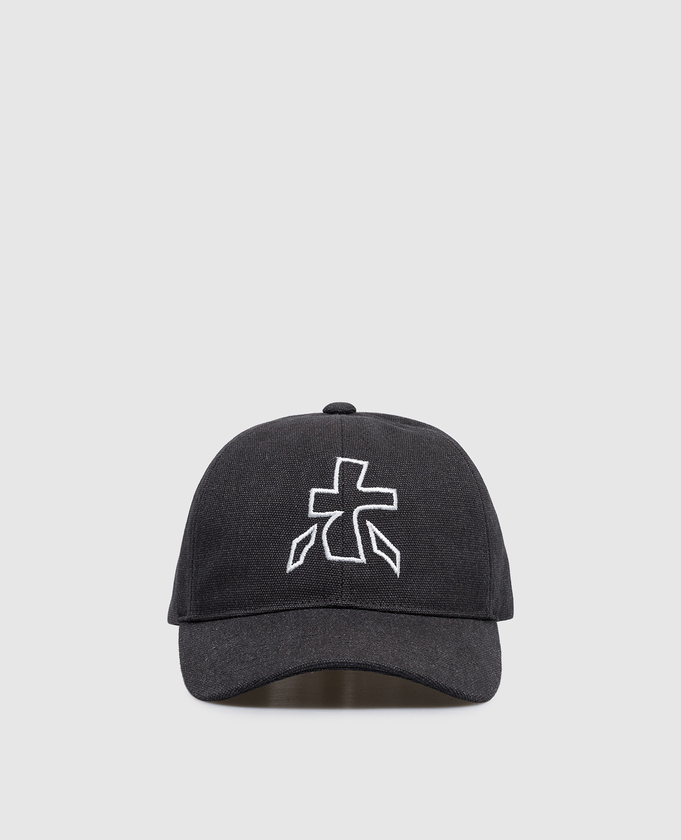 

Black cap with embroidered emblem Premiata