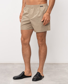 Dolce&Gabbana Beige loose-fitting boxer briefs M3A12TON0ED