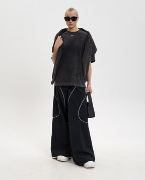 Off-White Grey T-shirt with logo print 2AA134S26JER001