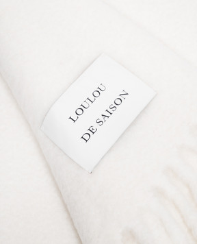 Loulou de Saison SANTO ivory alpaca wool scarf SANTOLDS