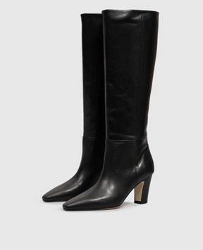 Aeyde Silva black leather boots KB0745002001226