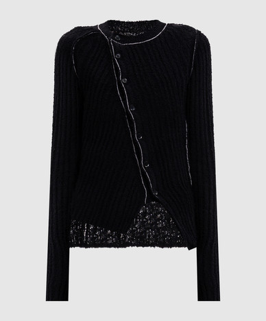 Black cardigan