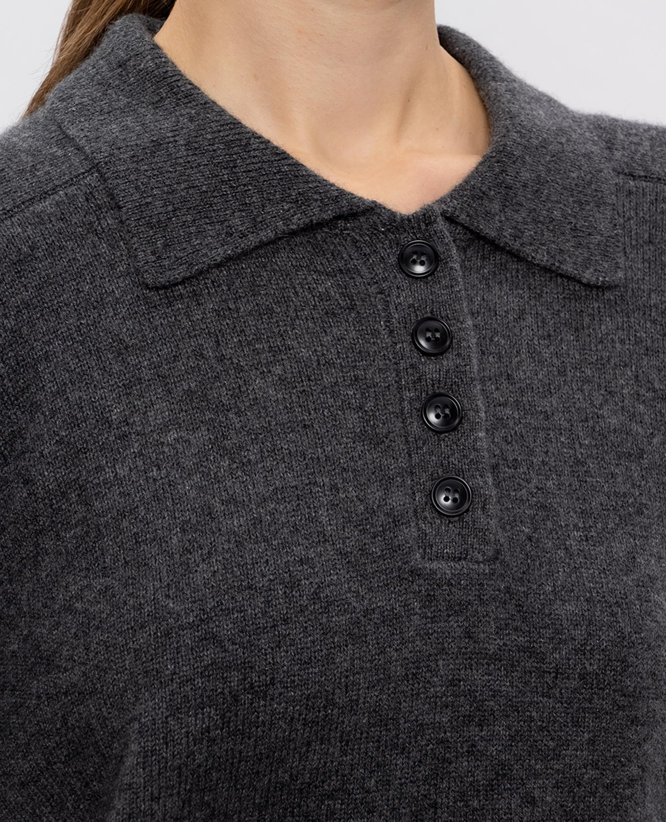 HOMERE gray cashmere sweater Loulou de Saison 5