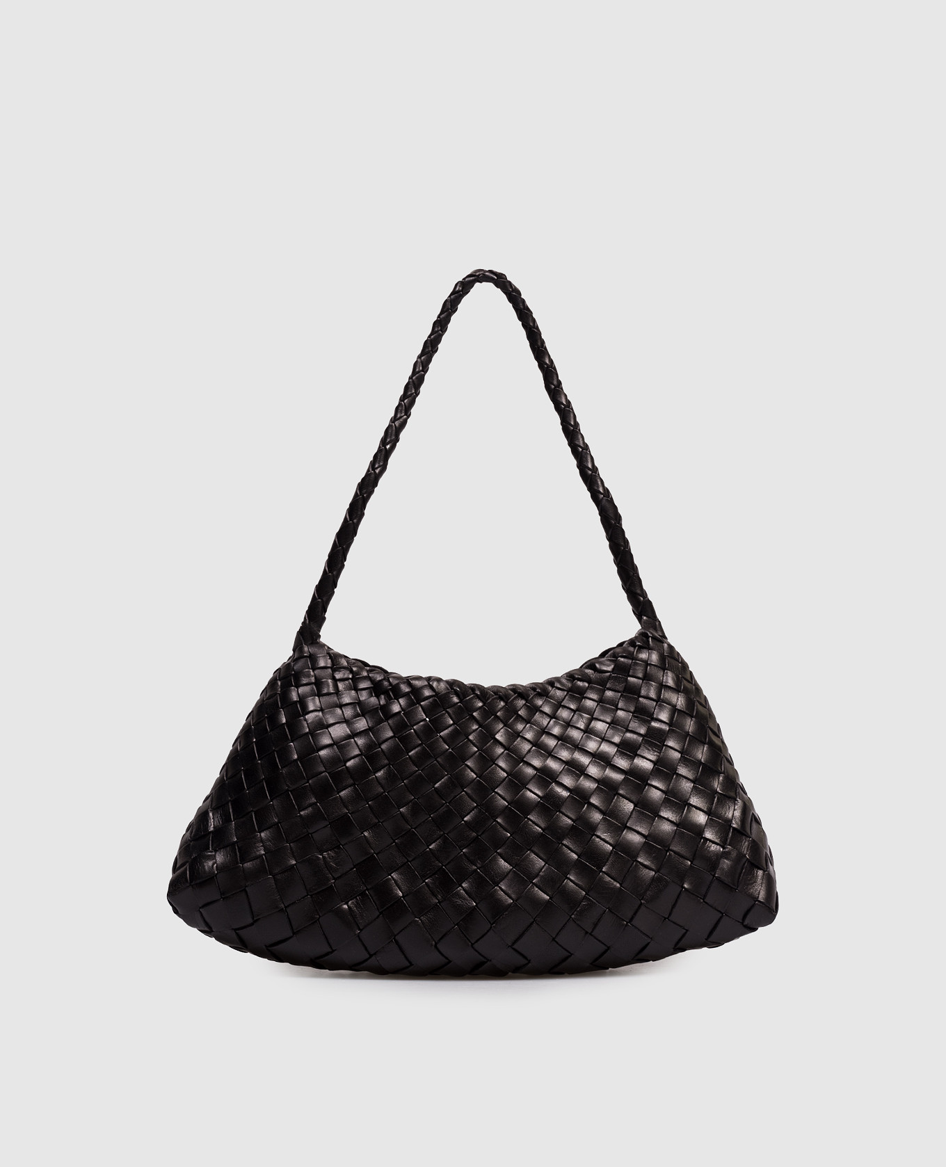 

Rosanna black leather woven bag Dragon