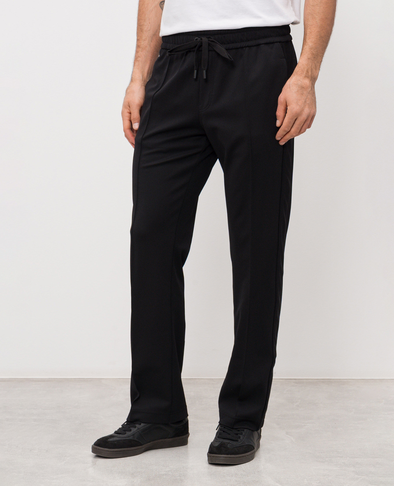 

Black sweatpants with logo Dolce&Gabbana