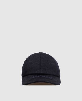 Max Mara LANCIA blue cashmere cap MXALANCIA