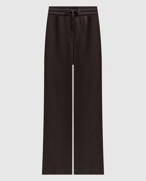 Peserico Brown sweatpants P04463J0A5071