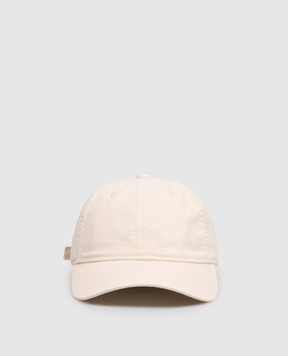 Toteme Beige cap with logo embroidery 262WSH1556FB0173