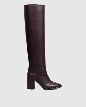 Le Silla Elsa burgundy leather over the knee boots 7060C080RDPPGLO