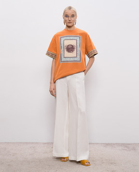 Alemais Alberta orange t-shirt 7035T