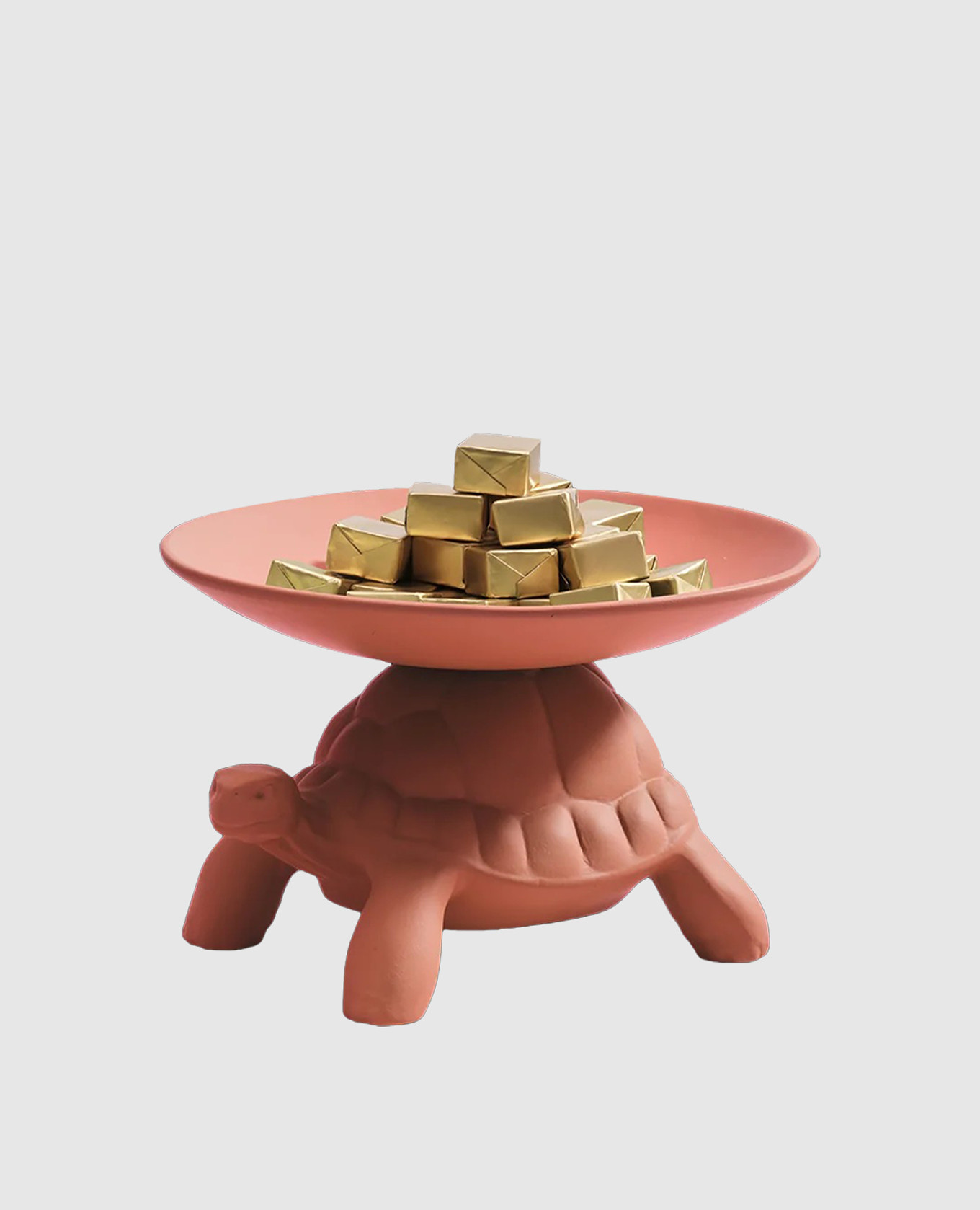 

Turtle Carry XS Ceramic Container Qeeboo, Brown