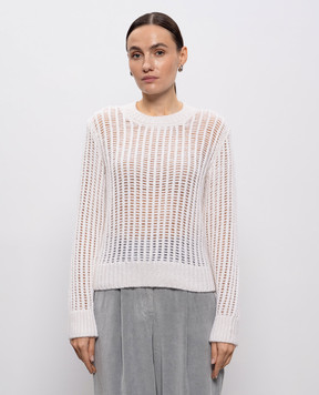 Peserico White alpaca wool sweater S99400F0309216