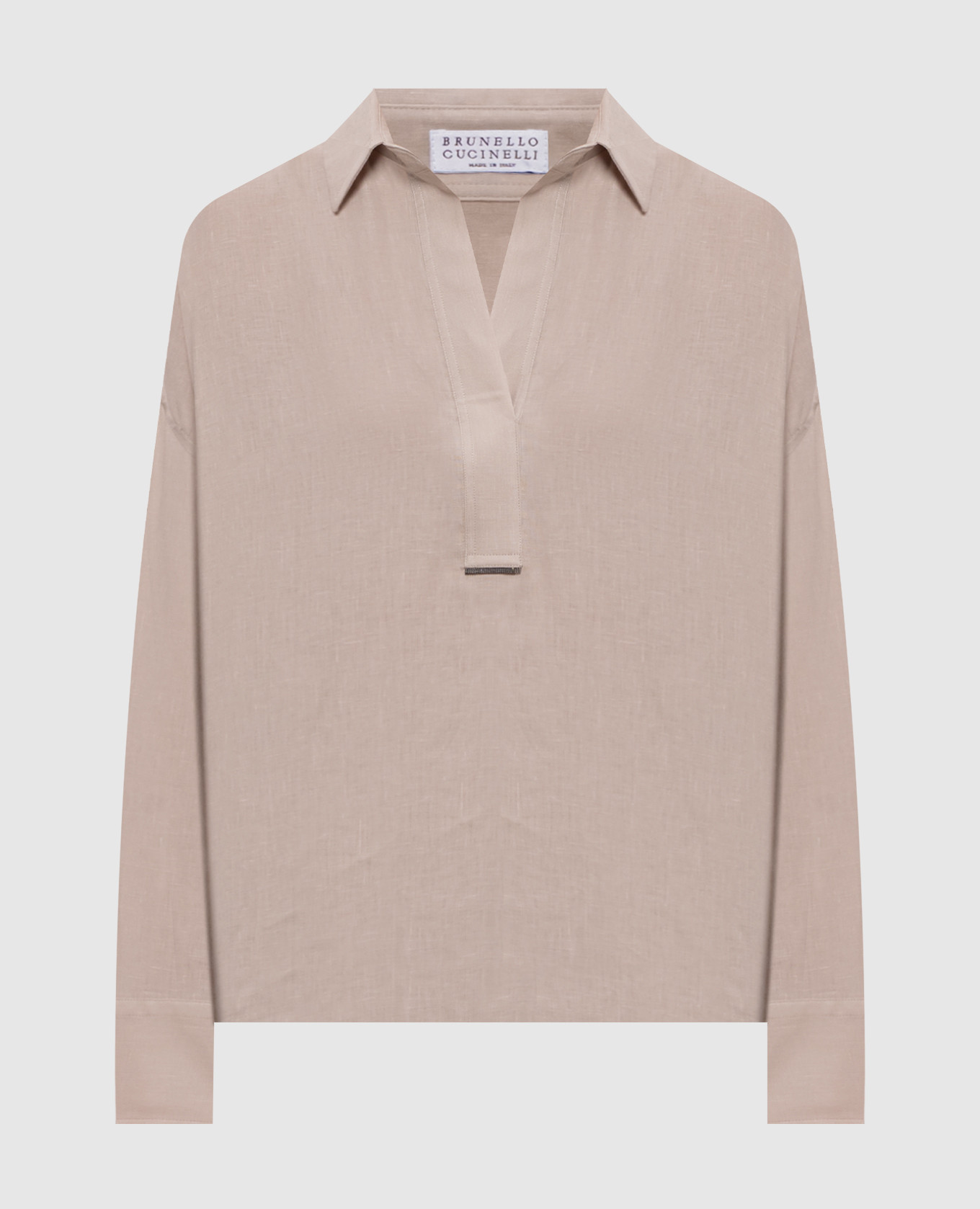 

Beige linen shirt Brunello Cucinelli