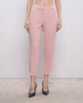 Twinset Pink pants with logo 261AP2275