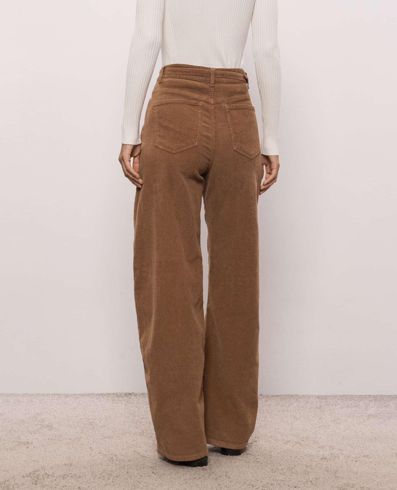 Brown corduroy pants Twinset 4