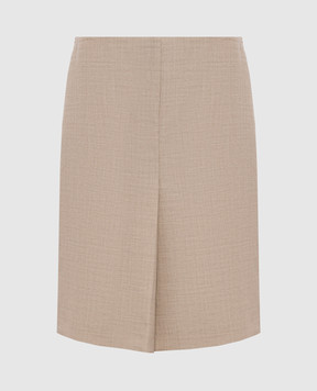 JOSEPH Beige Duggan wool skirt JF009570