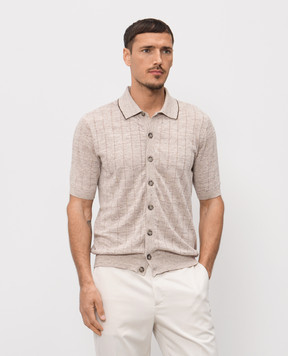 Peserico Beige linen shirt R59505F129316A