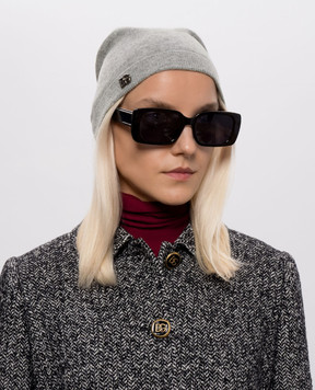 Dolce&Gabbana Grey melange cashmere hat FXQ30TJBW2L