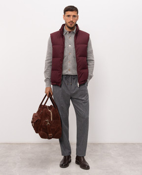 Brunello Cucinelli Gray wool pants M038PE1710