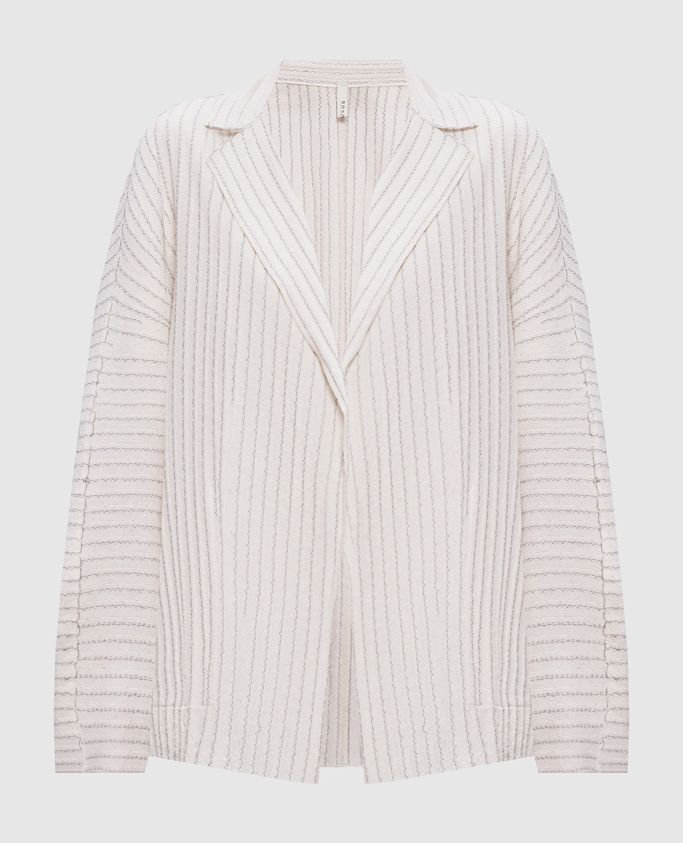 

Ivory silk and linen cardigan BOBOUTIC, Beige