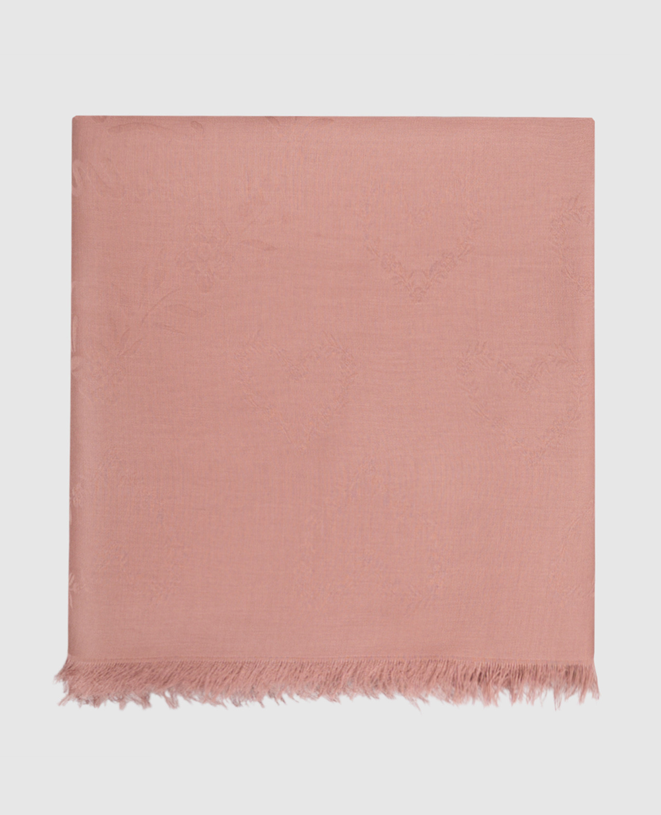 Pink patterned scarf