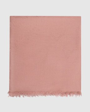 Twinset Pink patterned scarf 262TA4360
