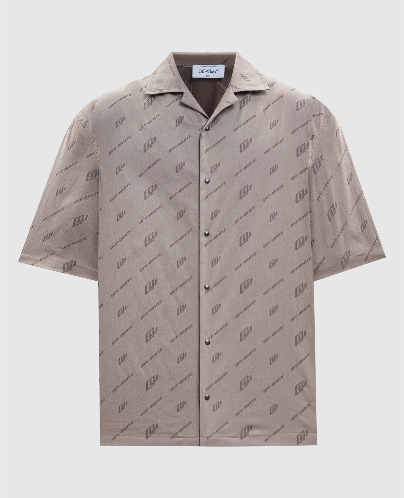 Gray patterned shirt