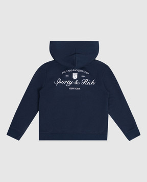 Sporty & Rich Children's blue insulated hoodie Syracuse WS09575325BL106