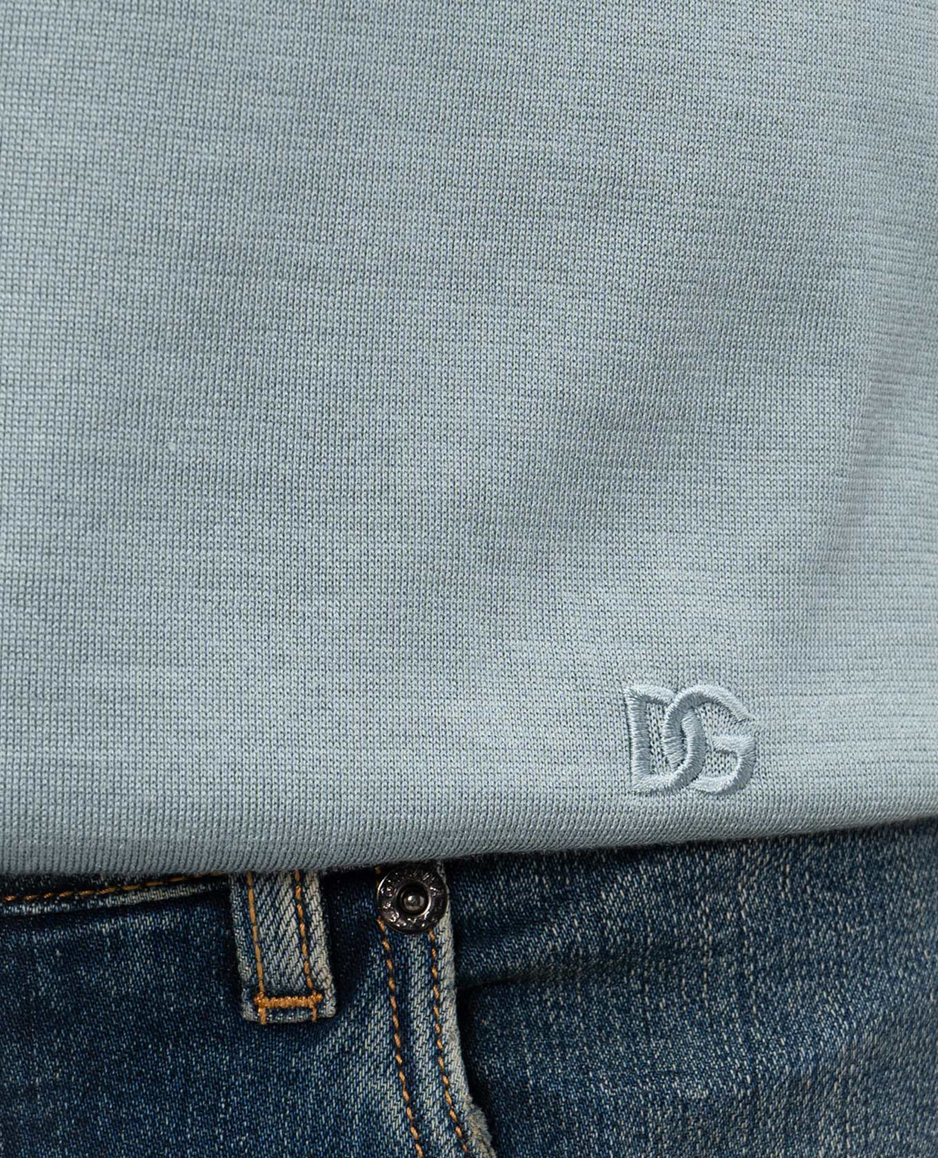 Blue silk jumper Dolce&Gabbana 5