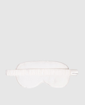 Dore & Rose White silk sleep mask PREMIUMSILKSLEEPMASK